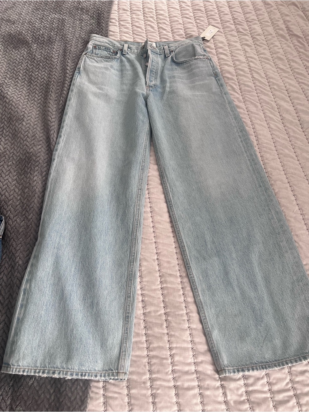 Agolde woman’s low slung baggy jeans NWT size 27